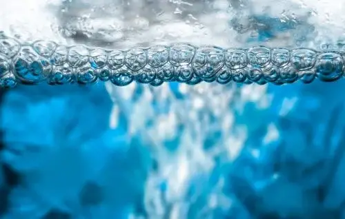 Bubbles at the Top of a Fish Tank