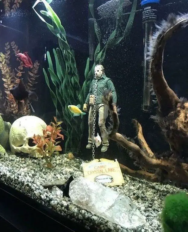 Transform Your Aquarium with Stunning Camp Crystal Lake Aquarium Decor