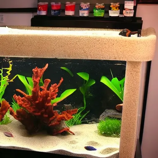 play sand in aquarium