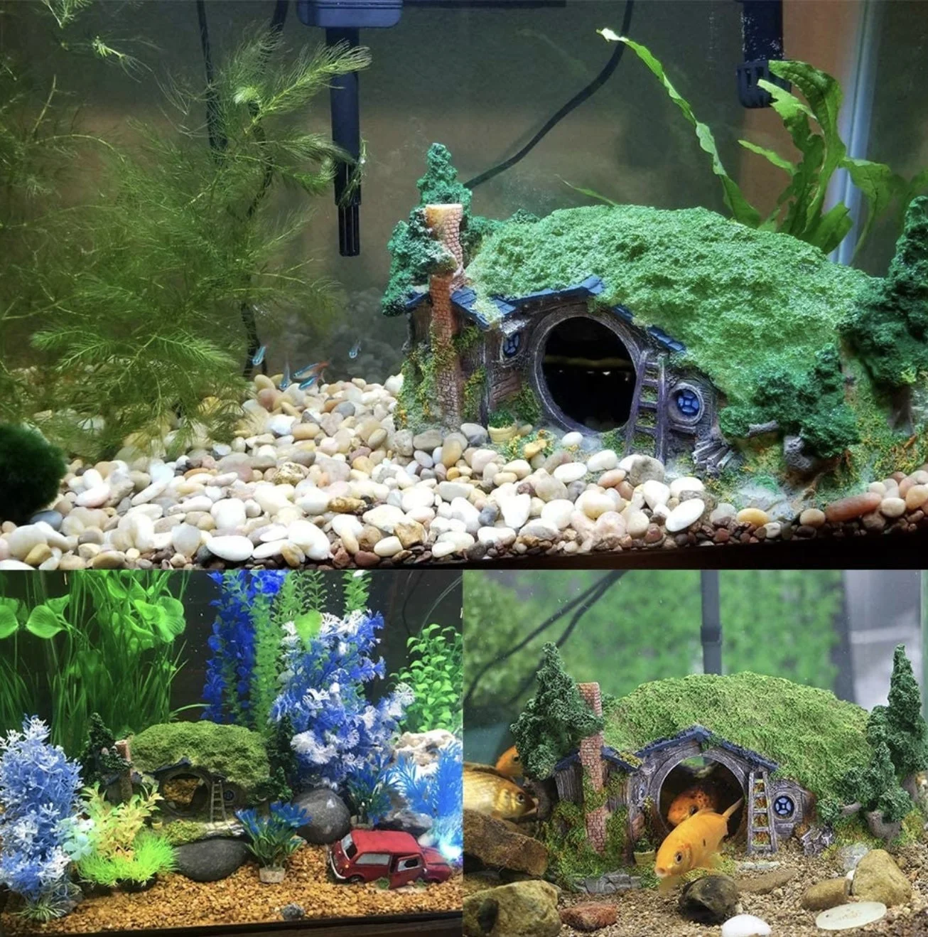 https://aquariumia.com/cool-things-to-put-in-a-fish-tank/