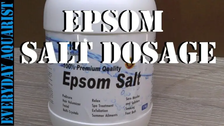 Epsom Salt Bath Fish Dosage