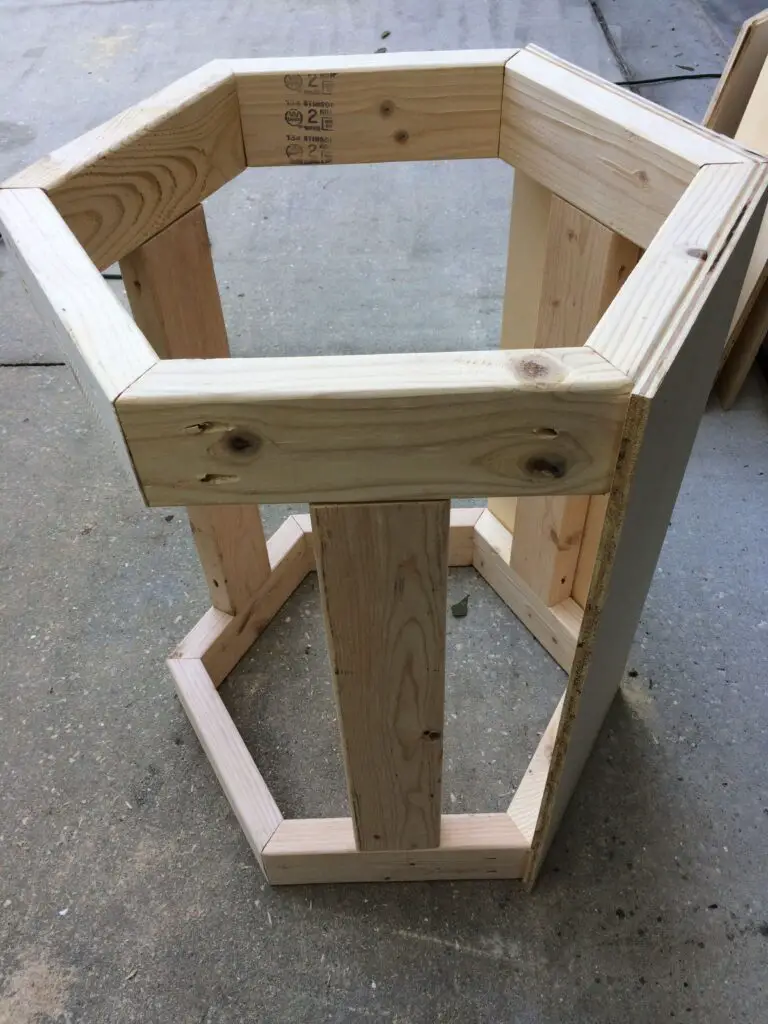 Hexagon Aquarium Stand