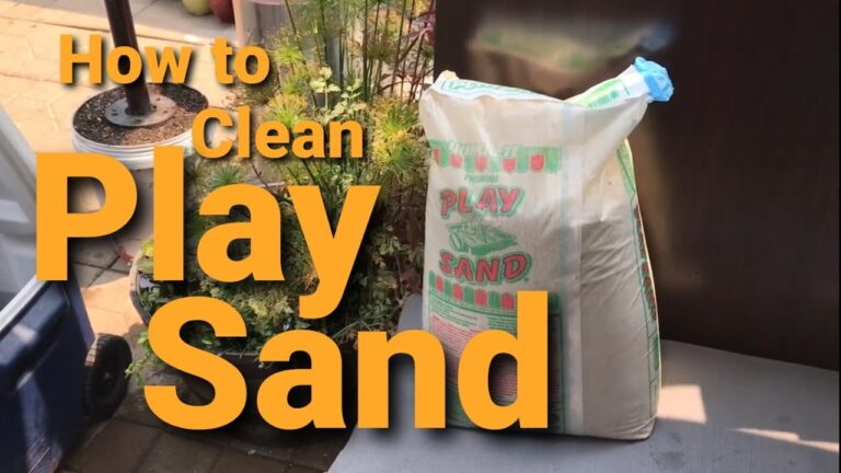 How to Clean Play Sand for Aquarium?