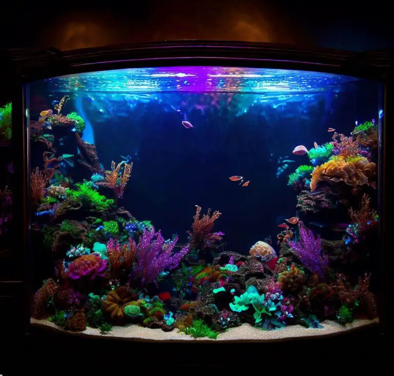 65 gallon bow front aquarium