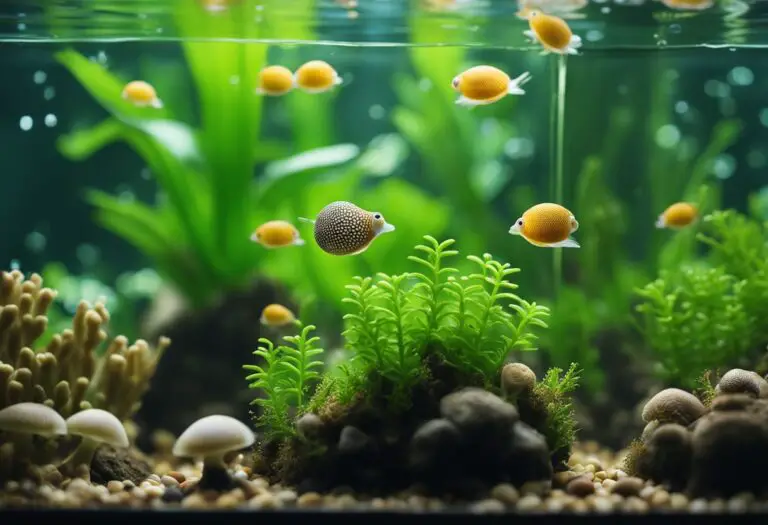 Snail Eggs in Fish Tank