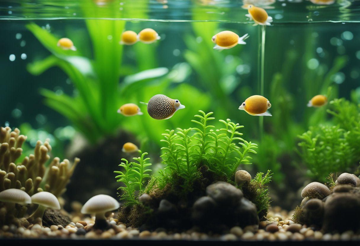 Snail Eggs in Fish Tank